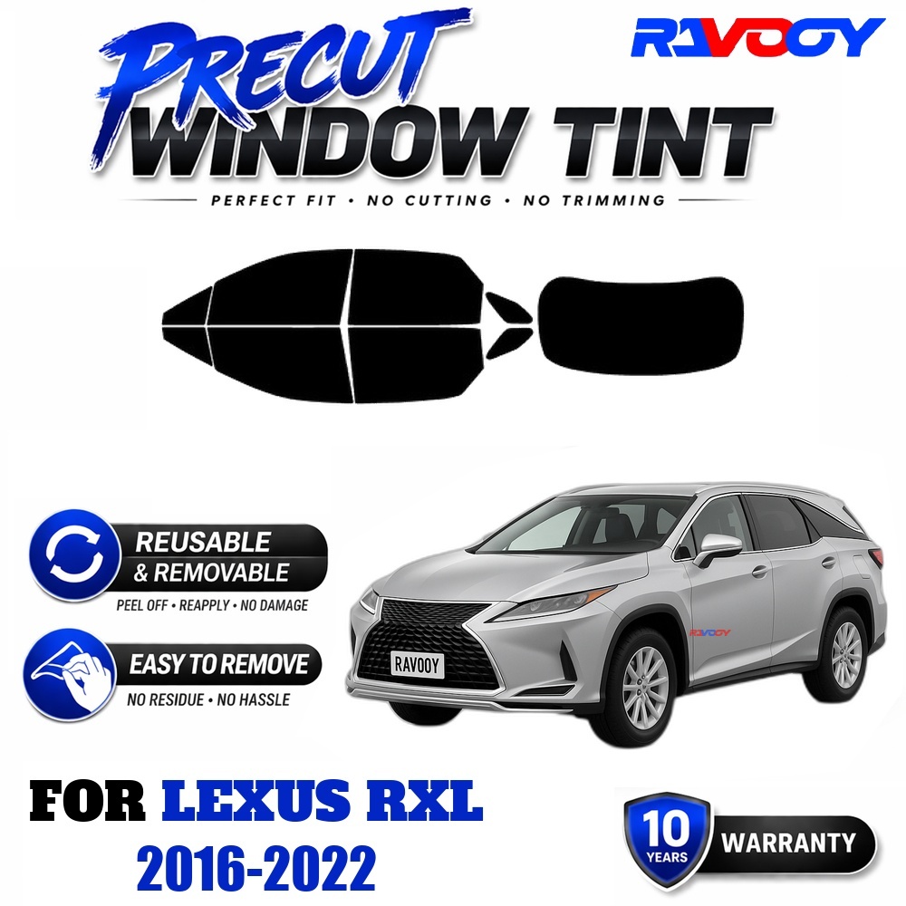 Air Bubble Remover - RAVOOY Precut Window Tint, Reusable Removable