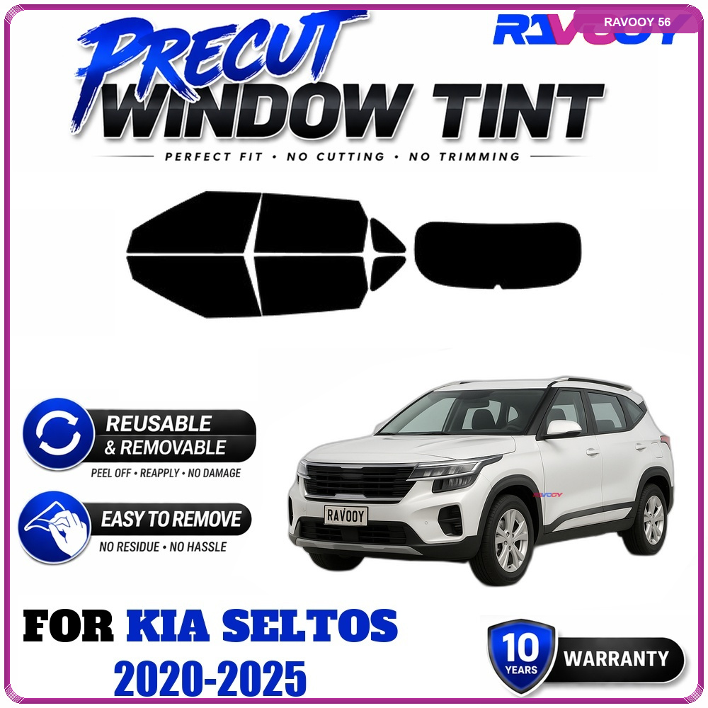 RAVOOY Precut Window Tint, Reu - Air Bubble Remover review and price
