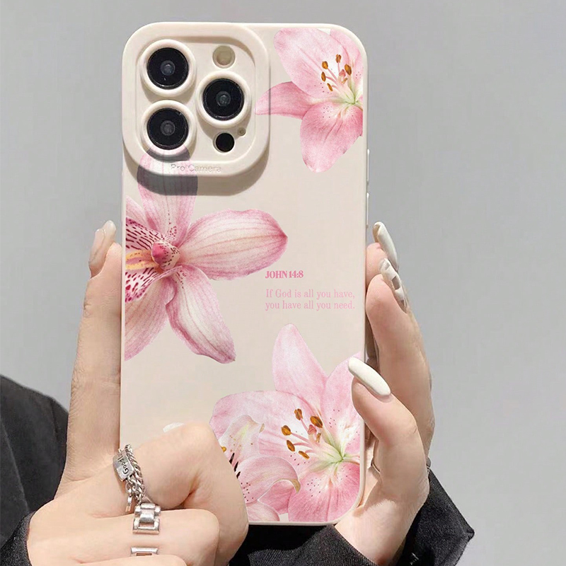 Blue Floral Painted Silicone C - Samsung Galaxy A55 review and price