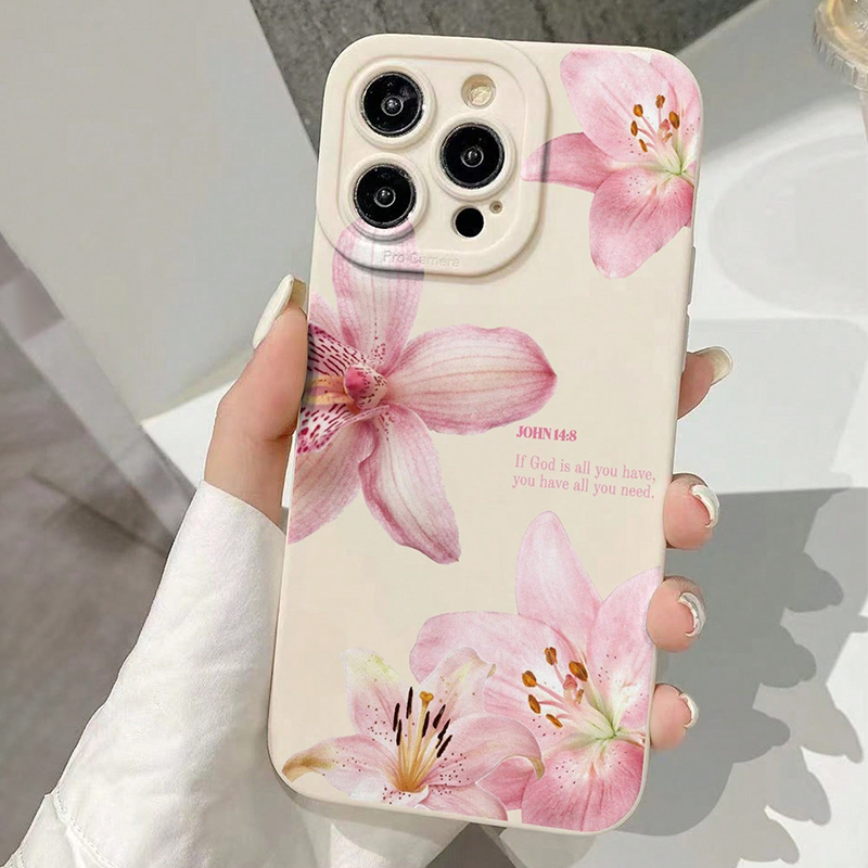 Blue Floral Painted Silicone C - Samsung Galaxy A55 review and price