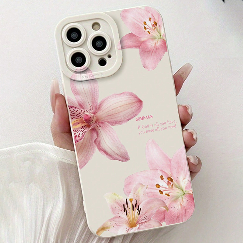 Blue Floral Painted Silicone C - Samsung Galaxy A55 review and price