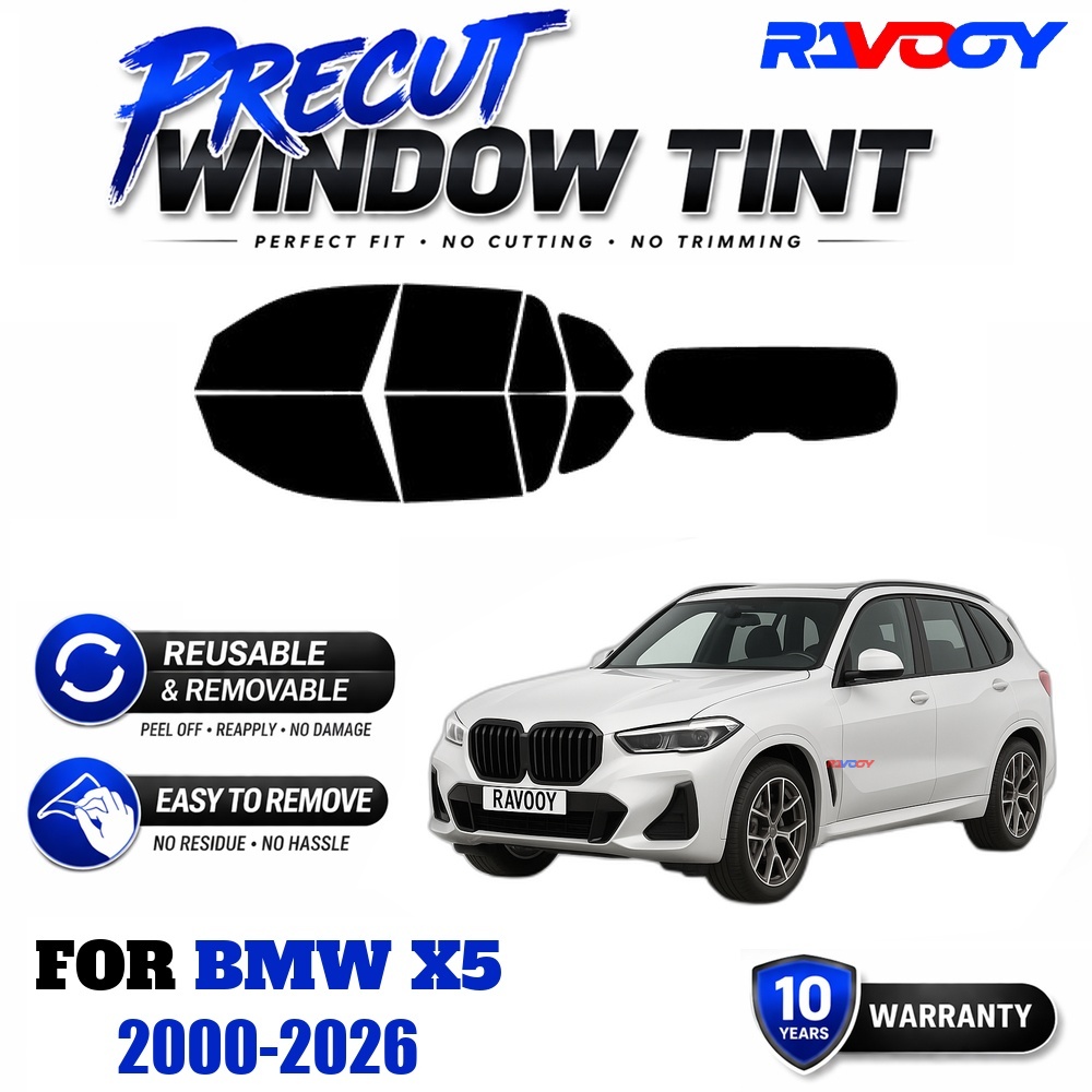 RAVOOY Precut Window Tint, Reu - Air Bubble Remover review and price